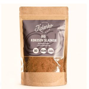 Ekološki kokosov sladkor, naravno sladilo z rahlim karamelnim okusom