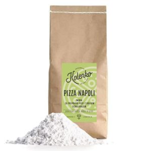 Pizza Napoli – pšenična moka tip 0 z W330 za pripravo napolitanske pice in testa z dolgo fermentacijo (1 kg)